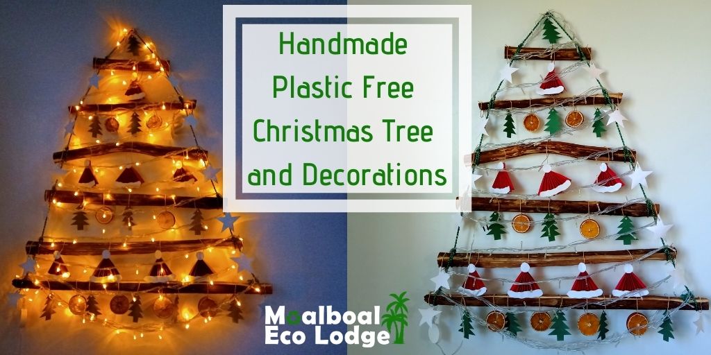 Obedient Converge aircraft Handmade, DIY, Plastic Free, Eco-Friendly Green Christmas Tree and  Decorations