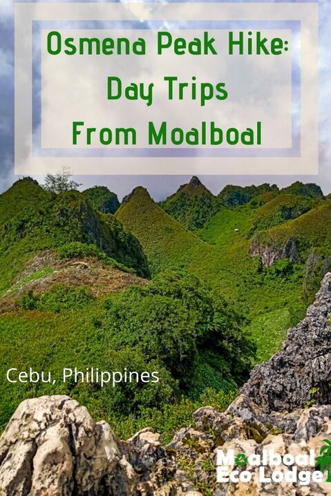 A visit to Cebu’s highest point, Osmena Peak, Dalaguete, is a lovely day trip from #Moalboal. On your list of things to do in Moalboal, for the best viewpoint in #Cebu, a hike to Osmena Peak is a must-see. Moalboal Eco Lodge share how to get to #OsmenaPeak, for your South Cebu itinerary. #philippines #moalboalcebu #moalboalphilippines #thingstodomoalboal #adventuretravel #budgettravel #itsmorefuninthephilippines #ecotourism #responsibletravel #greentravel #sustainabletravel #bucketlist #travel