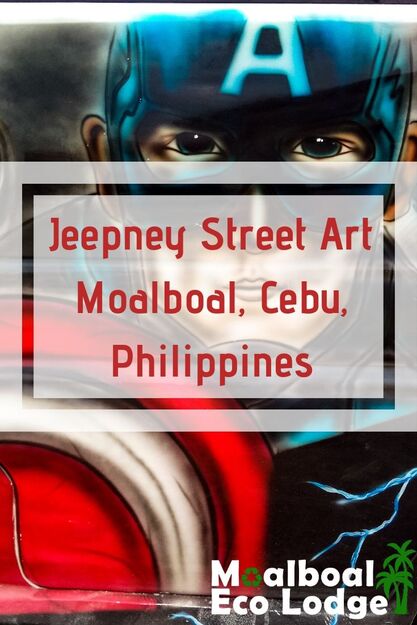 The Filipino Jeepney (Jeep) is a proudly Pinoy national symbol. A jeepney is a brightly painted bus used as public transport in the Philippines, but jeepneys to me are art on wheels. Moalboal Eco Lodge share photos of Jeepney Street Art in Moalboal, Cebu. #moalboalcebu #moalboal #cebu #philippines #jeepney #itsmorefuninthephilippines #Streetart #mural #urbanart #sightseeing #thingstodo #greentravel #moalboalphilippines #thingstodomoalboal #muralart #wallart #budgettravel #travel