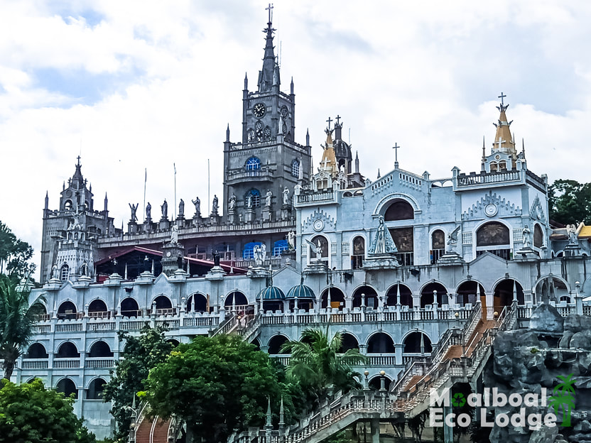 Simala Shrine, Sibonga, Cebu, Simala Parish Church, Simala Church, Miraculous Mama Mary, Monastery of the Holy Eucharist, Day trips from Moalboal, things to do in Moalboal, how to get to SImala Shrine Parish Castle Church, when is the best time to visit Simala Shrine Parish Castle Church, Moalboal Eco Lodge