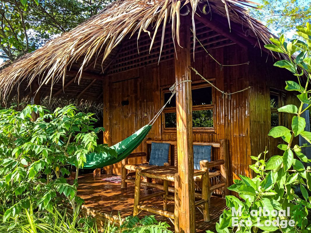 Moalboal Eco Lodge, Eco-Friendly Bamboo Huts, Private rooms, spacious dormitory, yoga deck, sunset deck, chill out hammock deck, yoga retreat, vegan and vegetarian friendly, Panagsama Beach, Moalboal, Cebu, Philippines